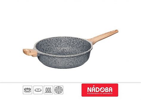 Купить Сотейник Nadoba Mineralica 728426, 28 см, серый | Мелеон