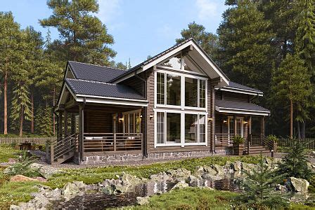 Проект ФК-5 на 267 кв. м. - строительство от GOOD WOOD