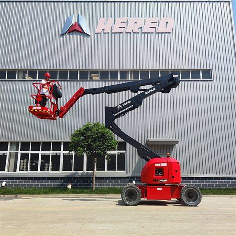 Kg Trailer Boom Lift Electric Cherry Picker Hydraulic Articulated