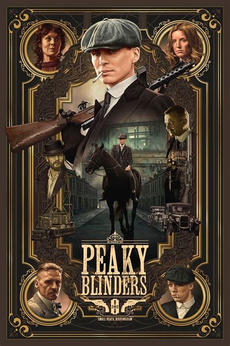 The Poster For Peaky Blunders Starring Actors