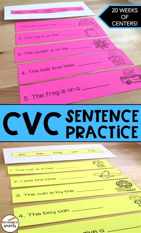 6 Activities To Increase Cvc Word Fluency Kindergarten Smarts