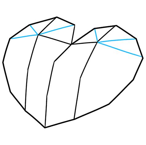 How to Draw a Crystal Heart - Really Easy Drawing Tutorial