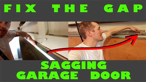 Fix The Gap Garage Door Seal Youtube