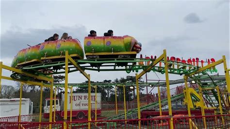 Caterpillar Funfair Ride London Theme Park Amusement Park Youtube