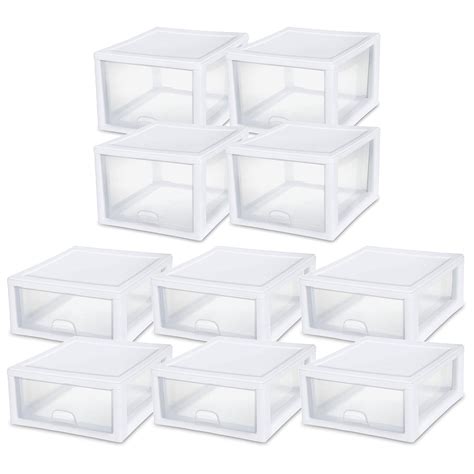 Stackable Plastic Storage Containers