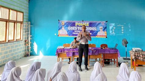 Satlantas Polres Tulang Bawang Secara Masif Gelar Police Goes To School