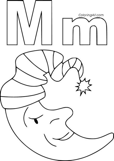 27 Free Printable Letter M Coloring Pages In Vector Format Easy To