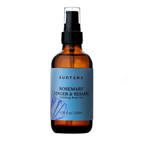 Sudtana Rosemary Ginger And Sesame Uplifting Body Oil