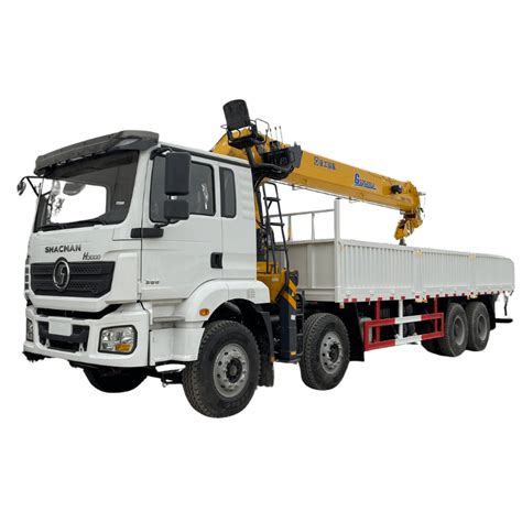 Shacman 16 Ton Crane Lorry Truck Boom Crane Truck Heli Truck