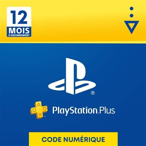 Abonnement 12 Mois Au Playstation Plus Code De Téléchargement