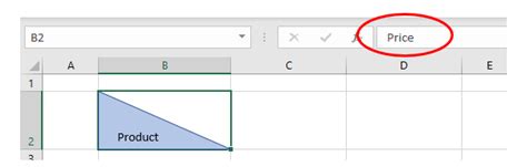 Jak diagonálně rozdělit buňku v aplikaci Excel automatizujte Excel