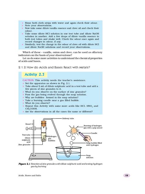 Up Board Book Class 10 Science Chapter 2 Acids Bases And Salts