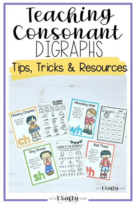 Teaching Consonant Digraphs - The Krafty Teacher 