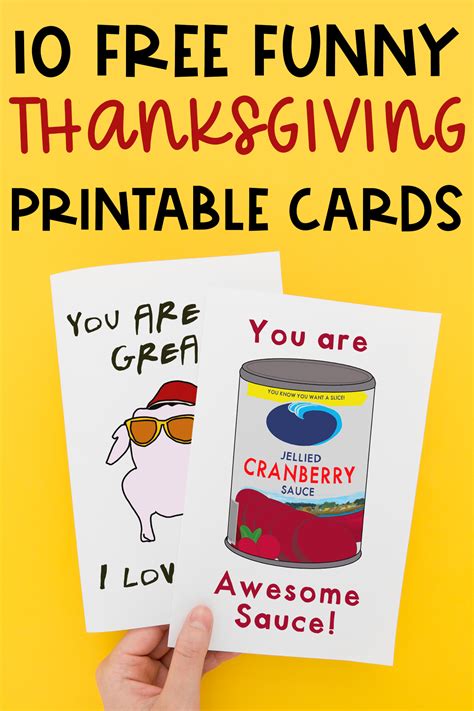 Printable Thanksgiving Cards Funny Pinterest 02 Mom Envy