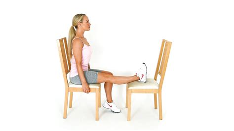 Leg Elevation On Chair Youtube