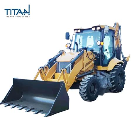 Titan Manufacturer X Back Hoe Loader Retroexcavadora China Wheel Mini