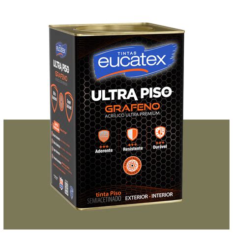 Tinta Acrílica Premium Ultra Piso Grafeno 18 Litros Concreto Semi