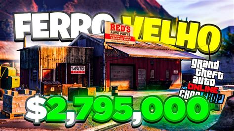 Comprando O Novo Ferro Velho No Gta Online Youtube