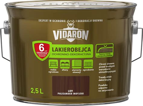 Vidaron Lakierobejca Ochronno Dekoracyjna L09 Palisander Indyjski 2 5l