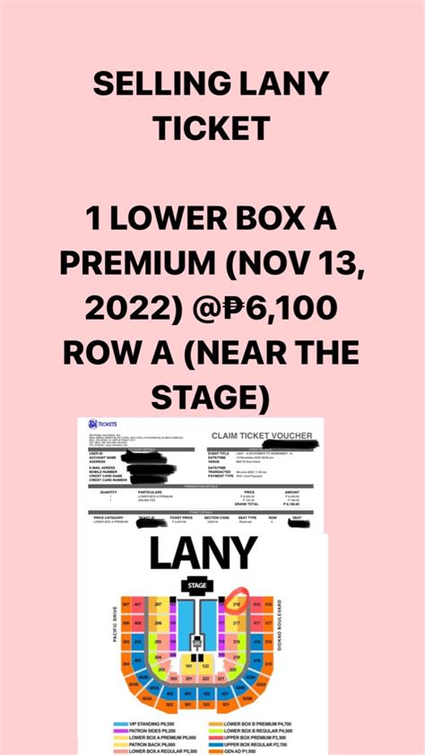 Lany Concert Ticket Tickets Vouchers Event Tickets On Carousell