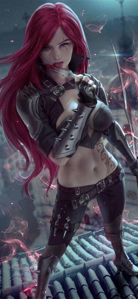 1125x2436 Redhead Fantasy Warrior Girl With Sword 4k Iphone Xs Iphone