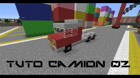 Minecraft Tuto Comment Faire Un Camion Youtube