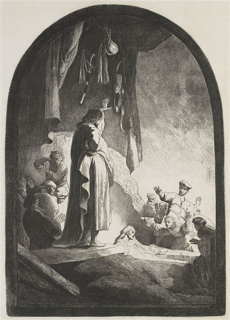 The Raising Of Lazarus 1630 Rembrandt