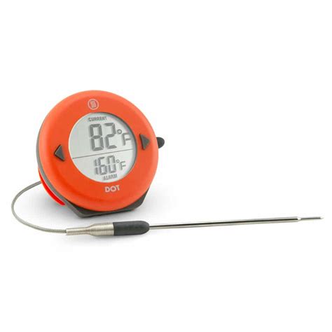 Thermoworks Dot Simple Alarm Thermometer Orange Tx 1200 Or Robidoux Inc