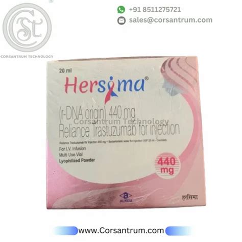 Hersima 440mg Reliance Trastuzumab For Injection At Rs 54650 Vial