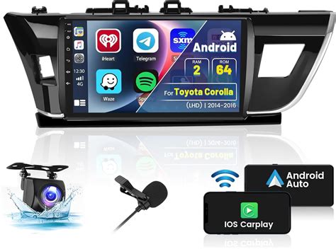 Amazon Roinvou 2 64G Android 13 CarPlay Stereo For 2014 2016