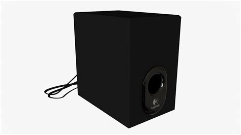 Logitechx 230 Speaker 3d Model Cgtrader