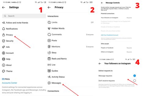 Cara Mematikan Permintaan Pesan Di Instagram