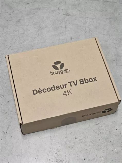 D Codeur Tv Hd K Hdr Bouygues Bbox Android Telecommande Neuf