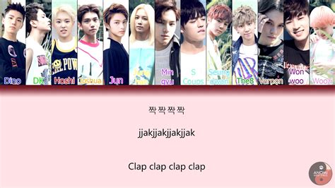 SEVENTEEN 세븐틴 CLAP 박수 Color Coded Han Rom Eng Lyrics YouTube