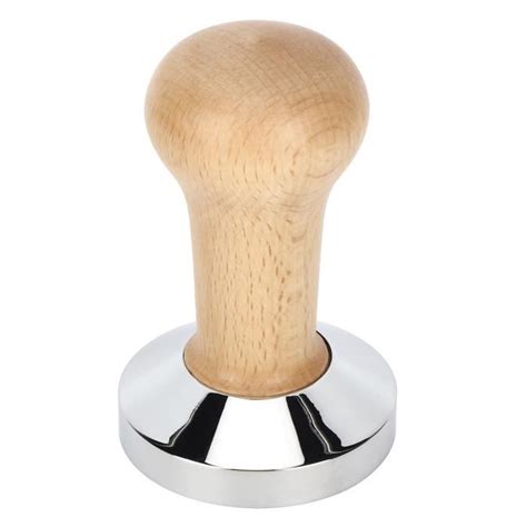 Tamper à Café 58mm en Acier Inoxydable et Bois QIILU Accessoires