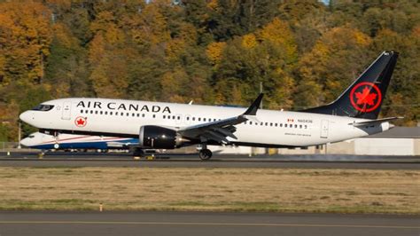 Air Canada Rolls First Boeing 737 Max Out Of Paint Shop