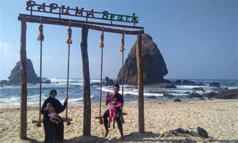 Pantai Papuma Jember Harga Tiket Masuk Lokasi Spot Foto