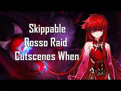 Elswordskippable Rosso Raid Cutscenes When Youtube