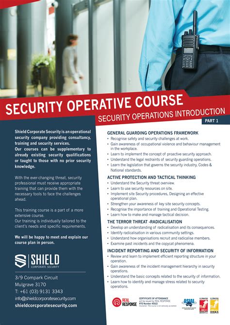 Security Training Courses | Handgun Training | Shield Corporate Security