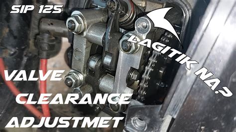 How To Adjust Valve Clearance Tune Up Sip 125 Sai YouTube