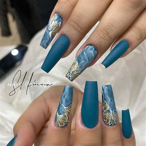 43 Chic Blue Nail Designs You Will Want To Try Asap Page 2 Of 2 Stayglam Teal Nails Blue