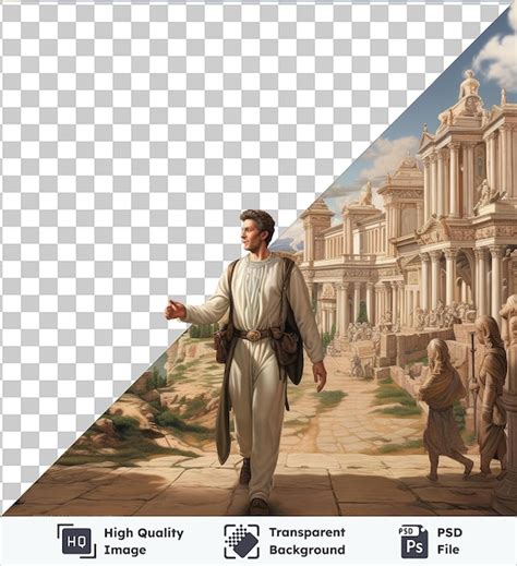 Premium Psd Realistic Photographic Tour Guide S Historical Tour