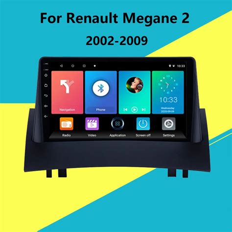 For Renault Megane 2 2002 2009 Aftermarket 2 Din Android Car Radio