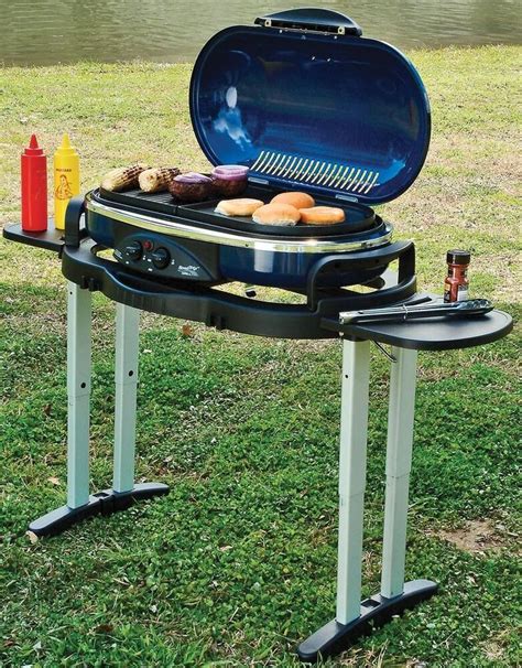 Coleman Roadtrip Classic Grill Blue Grilling Small Grill Coleman