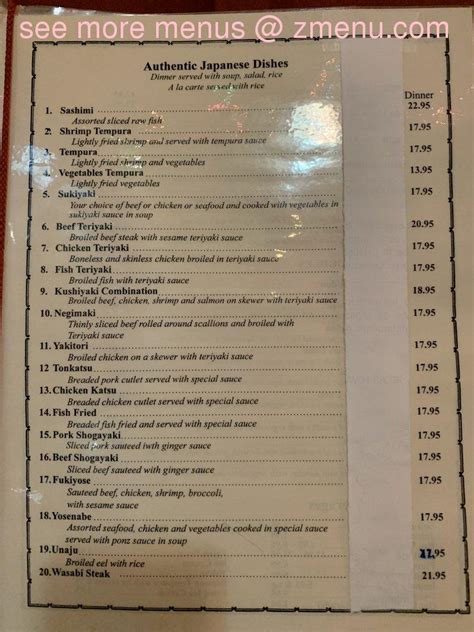 Menu At Mickey S Place Restaurant New York City