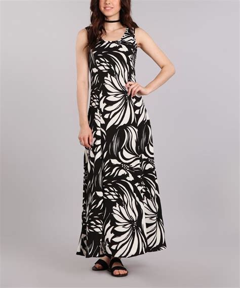 Black White Floral Maxi Dress Plus Too Halter Dress Sleeveless