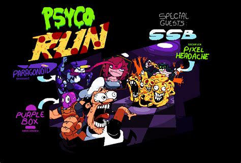 Psyco Run Pizza Tower X Ssb By Pixelheadache On Newgrounds