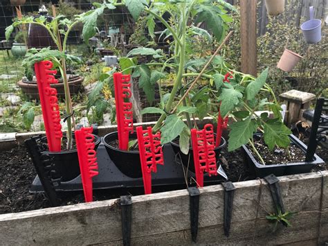 3d Printed Plant Markers Etsy