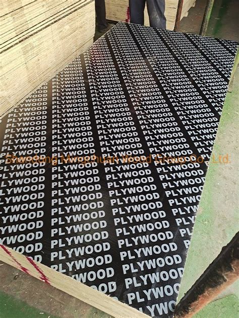 18mm Black Film Faced Plywood Formwork Poplar Shuttering Plywood