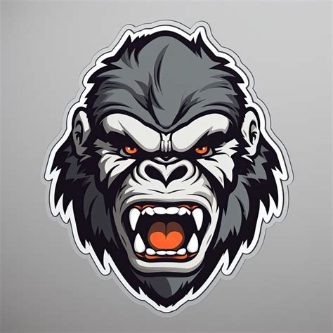 Premium Photo Vector Of Gorilla Mascot Logo Design